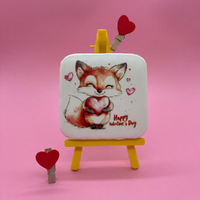 Пряник имбирный с лисой к 14 февраля